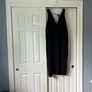 Old navy black linen dress